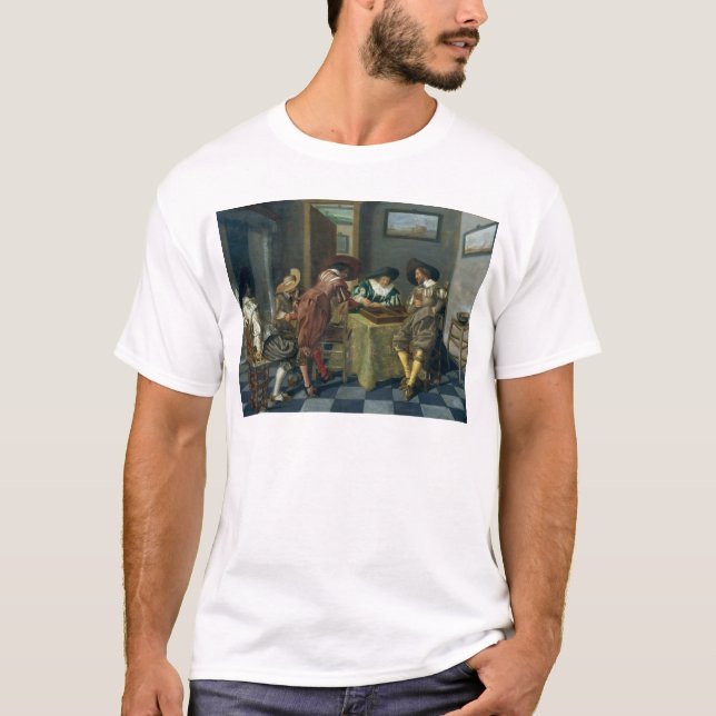 Leken av Backgammon T-shirt (Framsida)