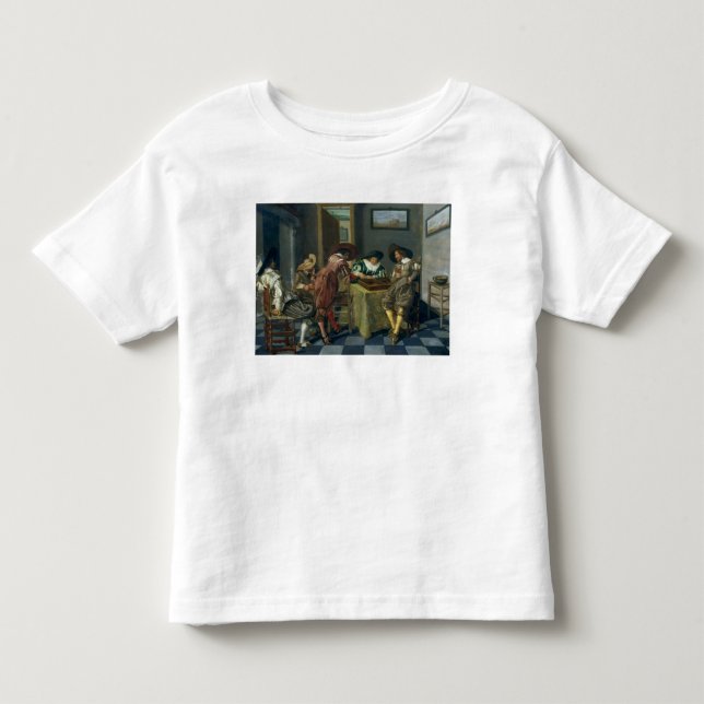 Leken av Backgammon Tee Shirt (Framsida)