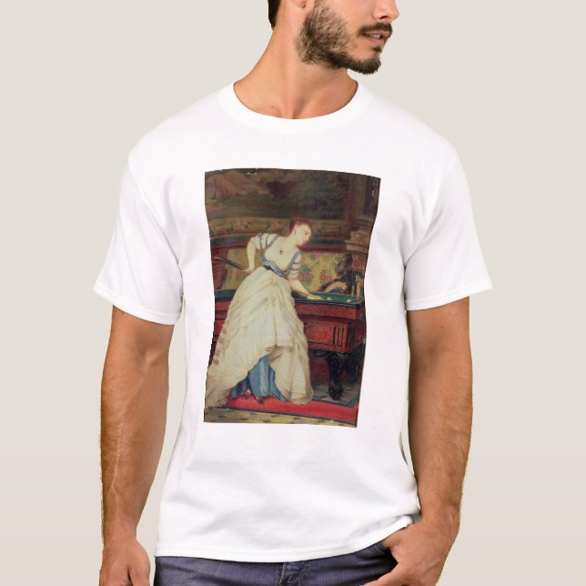 Leken av biljard, 19th århundrade tee (Framsida)