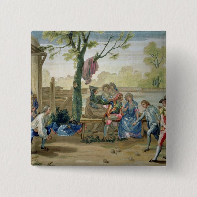 Leken av bunkar knapp (Framsida)