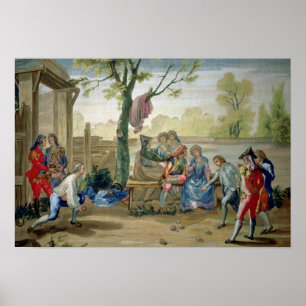 Leken av bunkar poster