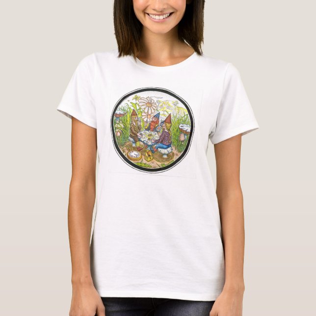 Leken cirklar T-tröja T-shirt (Framsida)
