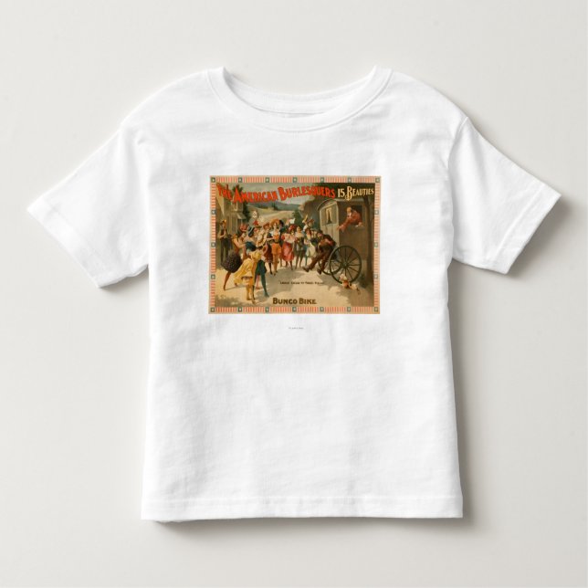 Leken för amerikanBurlesquers 15 skönhetar Tee (Framsida)