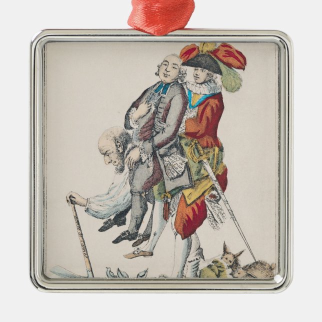 Leken måste avsluta snart julgransprydnad metall (Framsidan)