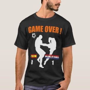 Leken över Nederländerna 1 Spanien 0 holländska T-shirt