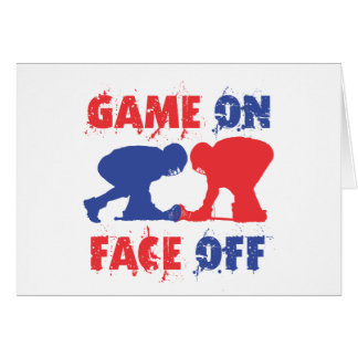 Leken på, vänder mot av hälsningskort