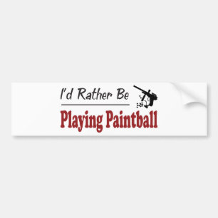 Leker ganska Paintball Bildekal
