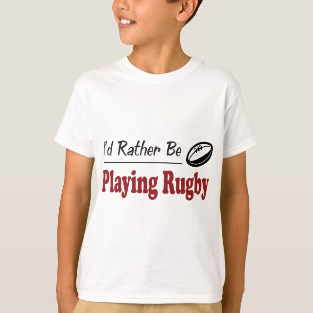 Leker ganska Rugby T Shirt (Framsida)