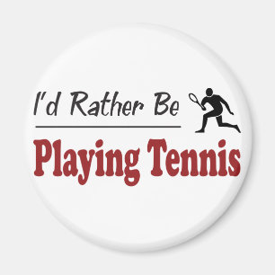 Leker ganska tennis magnet