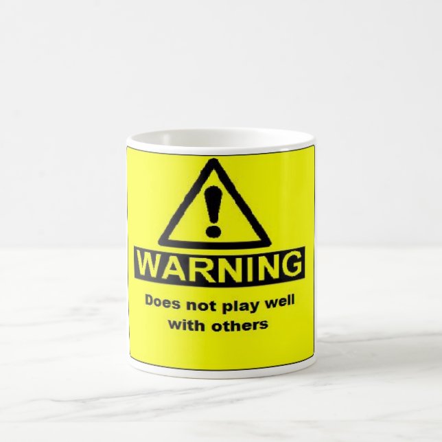 leker inte väl med andra MUGGEN Kaffemugg (Center)