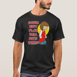 Leker inte väl med andra tee shirt