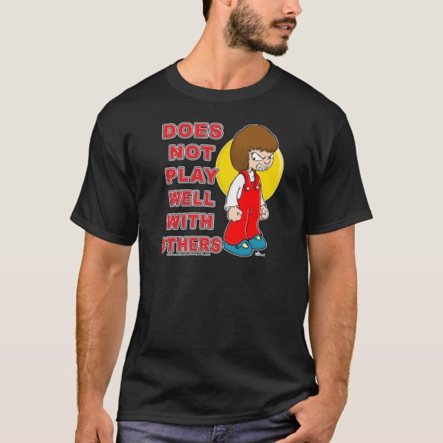 Leker inte väl med andra tee shirt (Framsida)