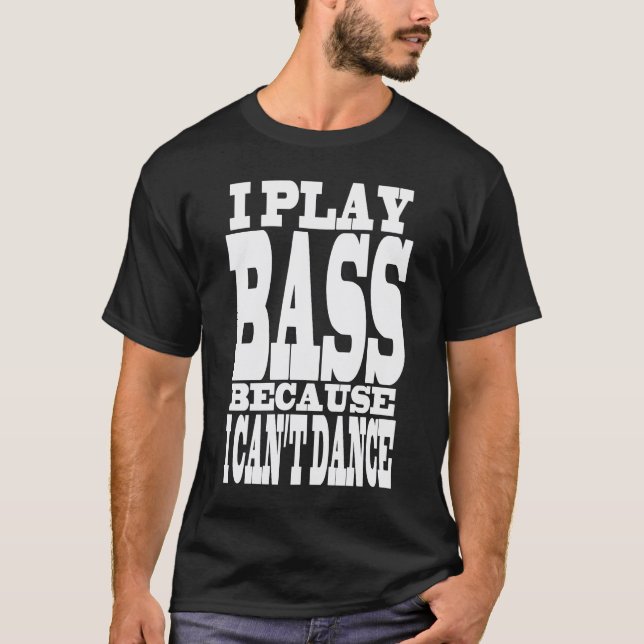 "Leker jag bas-" design T-shirt (Framsida)