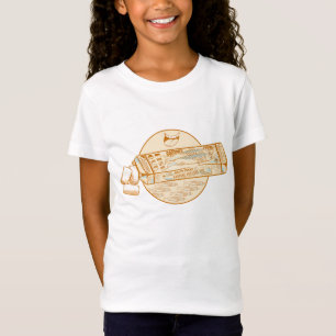 Lekfisk av smidda tuggummi t shirt