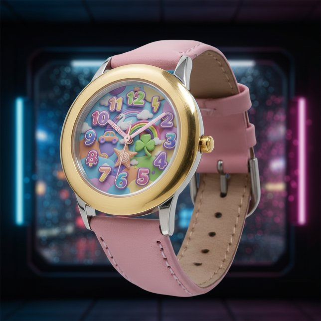Lekfull 3D-animerad robotklocka för barn Armbandsur (Skapare uppladdad)