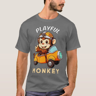 Lekfull apa t shirt