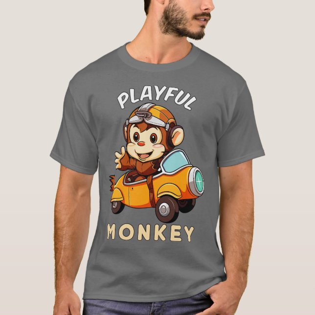 Lekfull apa t shirt (Framsida)