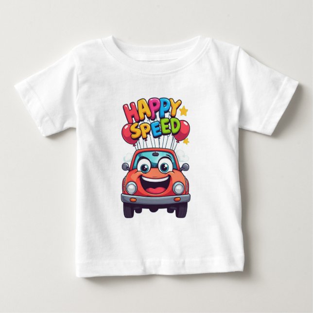 🚘 Lekfull Bilstil För Små Upptäckare 🌟 T Shirt (Framsida)