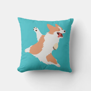 Lekfull Corgi Kudde