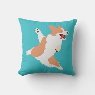 Lekfull Corgi Kudde