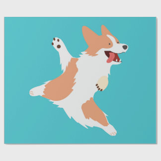 Lekfull Corgi Presentpapper