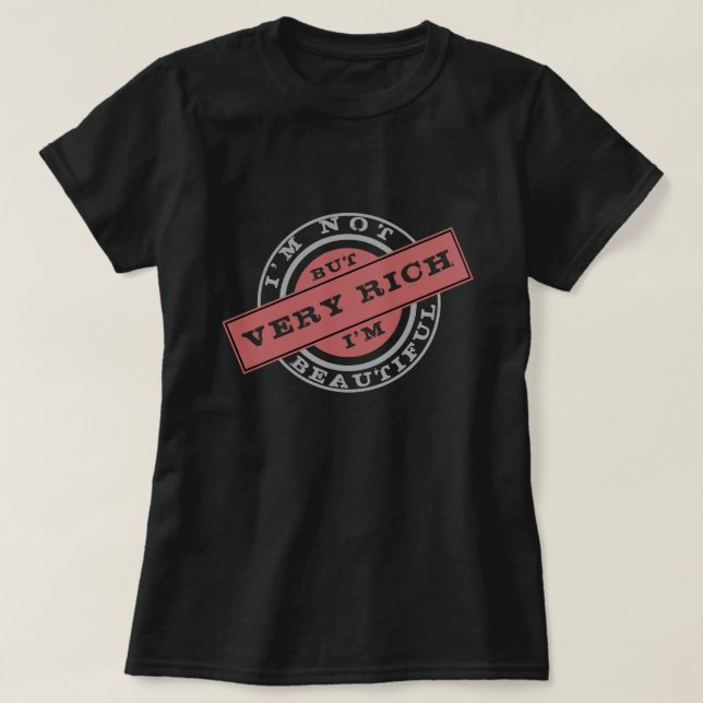 Lekfull damtröja med text t shirt (Design framsida)