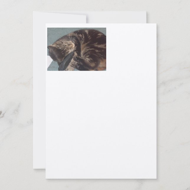 Lekfull Dave Artisan: Filtade Ecru Inbjudningar (Framsida)