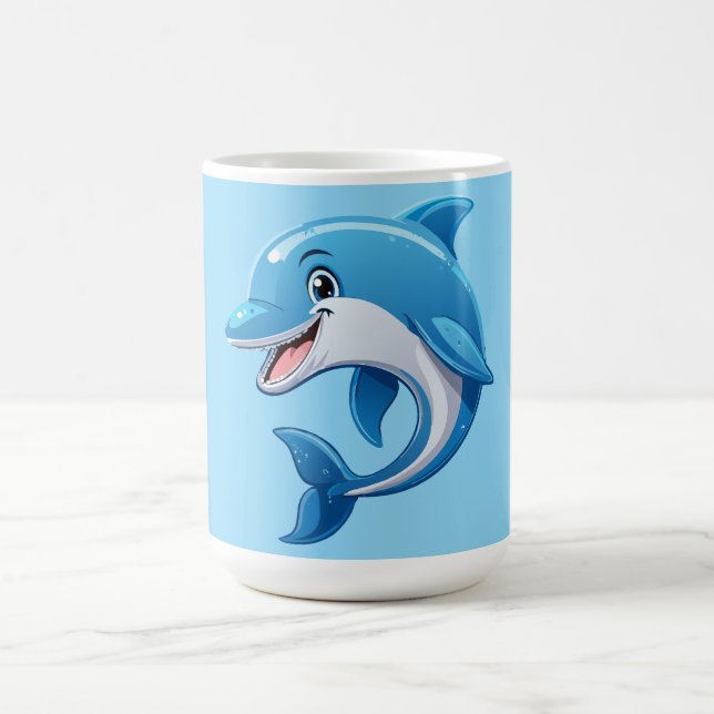Lekfull delfin kaffemugg (Center)