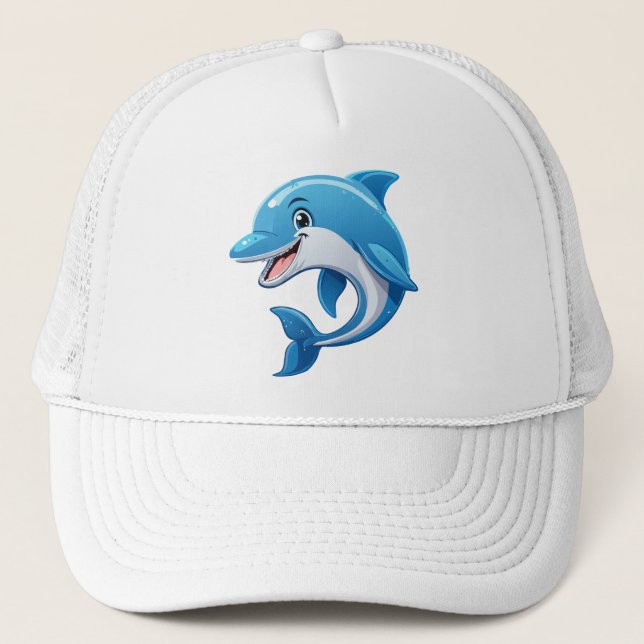 Lekfull delfin keps (Framsida)