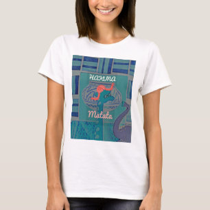 Lekfull Giraffkonst: En Afrikansk Förtjusning T Shirt