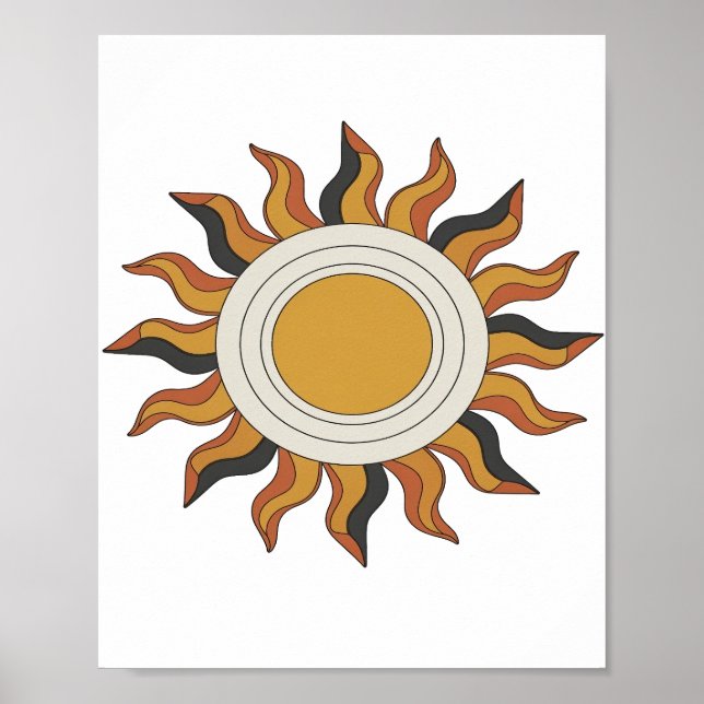 Lekfull Grå ABSTRAKT KONST Design Poster (Framsidan)