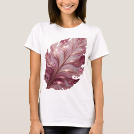 Lekfull guldfärgad ALUMINIUMBLAD Djärv design T Shirt