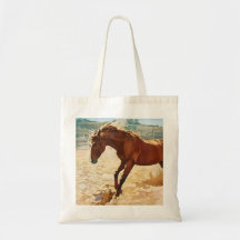 Lekfull hästtotebag
