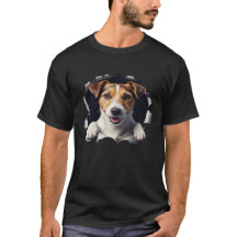 Lekfull Jack Russell Terrier Rivit Pappers Effekt