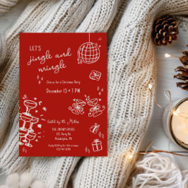 lekfull julfest jingle och mingel meddelande