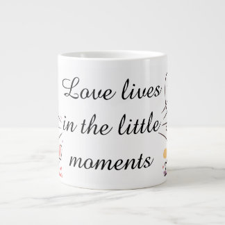 Lekfull kärleksdoodleillustration jumbo mugg