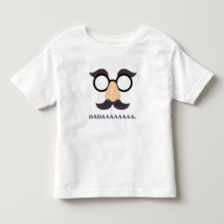 Lekfull klänning för småbarn - Roliga glasögon T Shirt