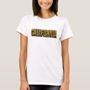 Lekfull Orange KALIFORNIEN Slogan T-shirt