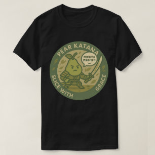 Lekfull Päron Samuraj Disciplin T Shirt
