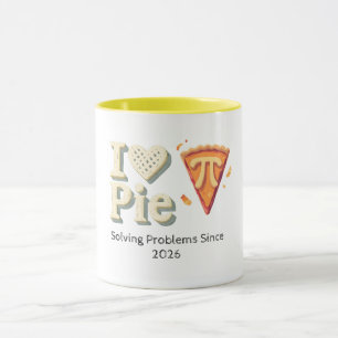 Lekfull platt illustration Back to School matemati Mugg