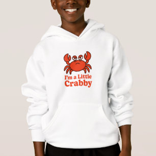 Lekfull röd krabba – ”Jag är lite grinig” humor T Shirt