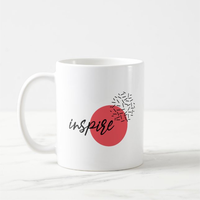 Lekfull, söt, modern, enkel design av Inspire Kaffemugg (Vänster)