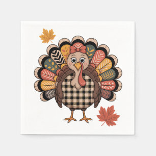 Lekfull Thanksgiving Pappersservett
