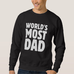 Lekfull världens pappas bästa citat för fäder lång ärmad tröja