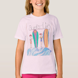 Lekfull Whimsical Surfs Up T-shirt för barn