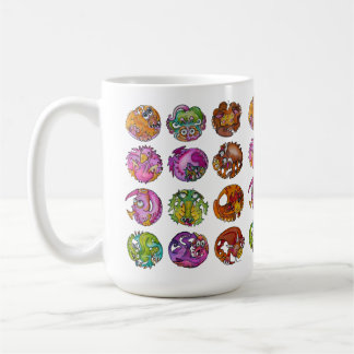 Lekfulla Fantasifulla Varelser Kaffemugg