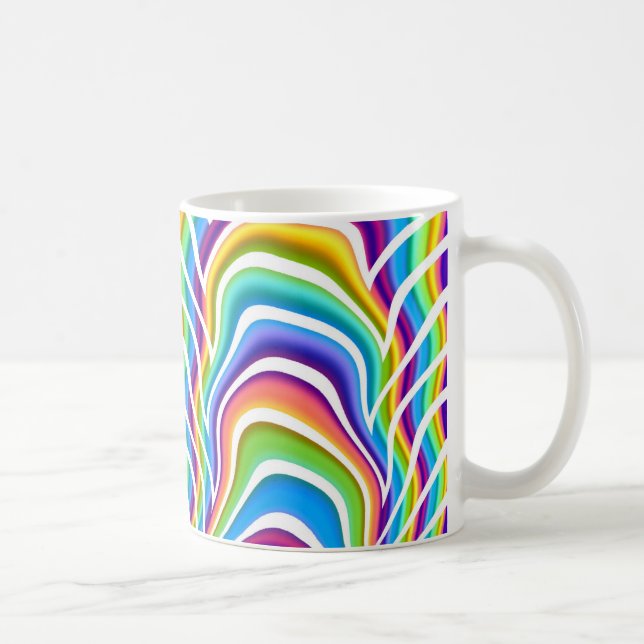 Lekfulla färger kaffemugg (Höger)