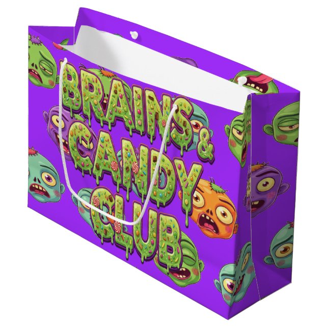 Lekfulla Monster Zombies För Halloween (Framsidan Vinklad)