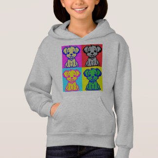 Lekfulla Pop Art Valpar T Shirt