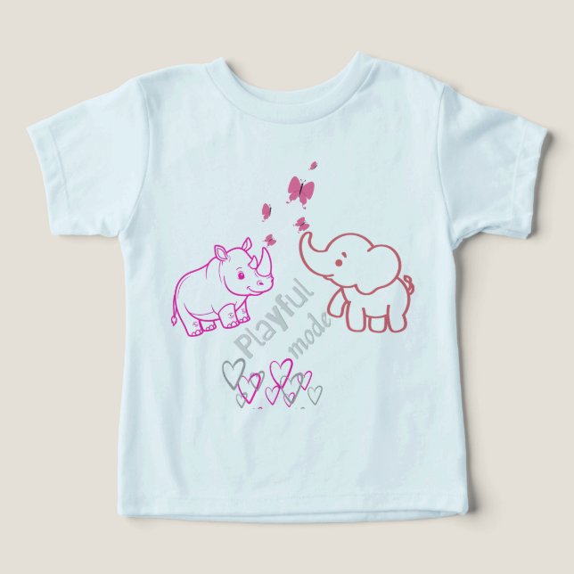 Lekfullt läge t shirt (Design Framsida)